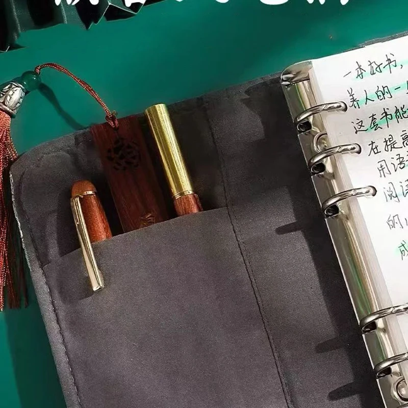 Красивый блокнот для девочек тканевый чехол в стиле ретро китайский дневник с