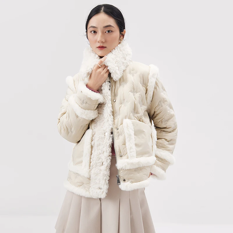 High Quality Thin Casacos De Inverno Feminino 2022 Abrigo Mujer 90% White Duck Down High Street  Winter Coats Women Wide-waisted