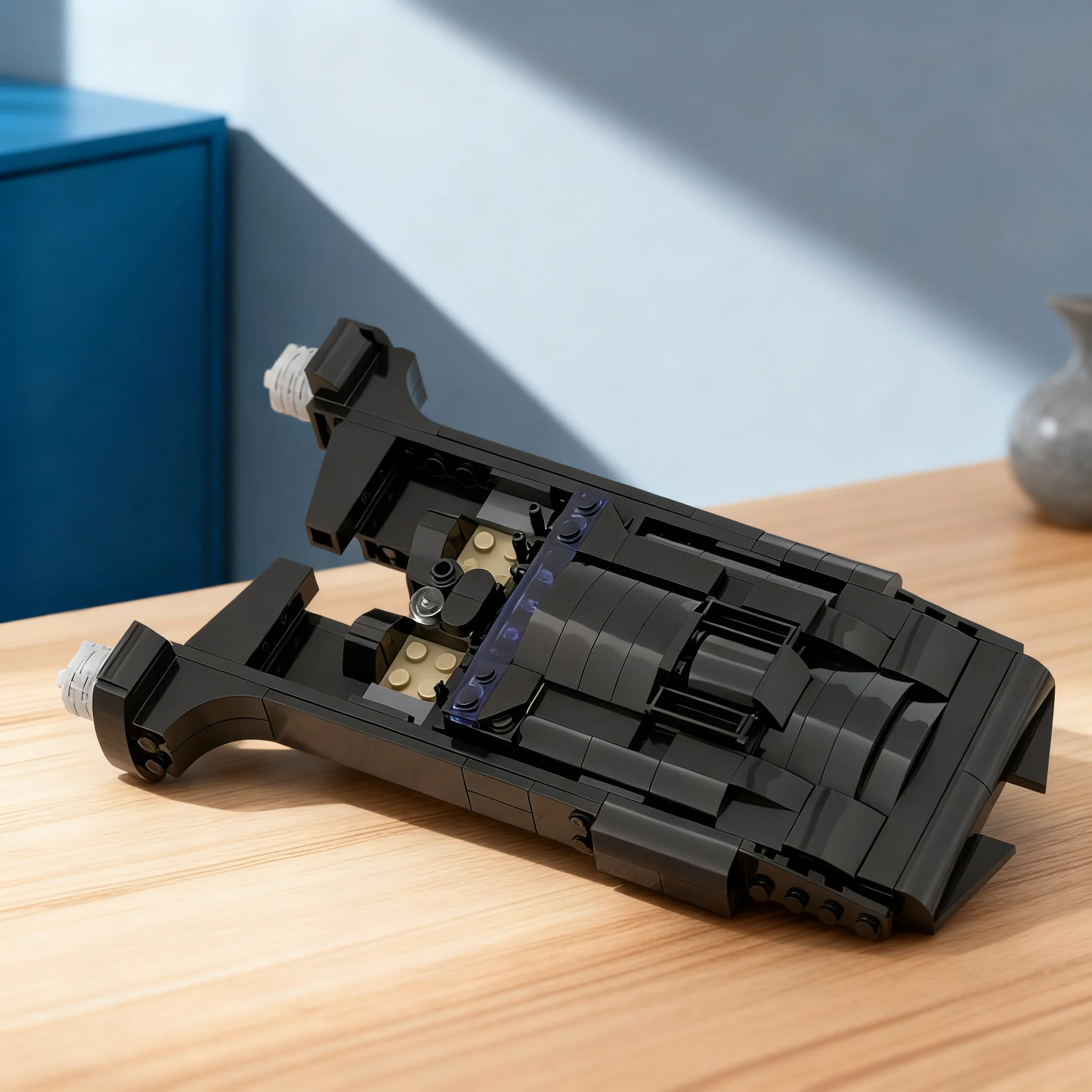 Фото 202 детали MOC Star Battle Sith Landspeeder, модель из строительных блоков, архитектурная игрушка, идея для рождественского подарка, сборка, креативное творчество, DIY-арт. №1