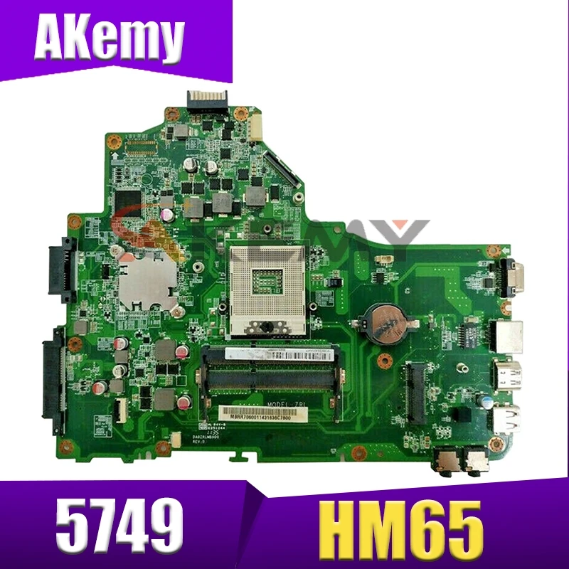 

Материнская плата Akemy для ноутбука ACER Aspire 5749 5349 HM65, материнская плата MBRR7060011 DA0ZRLMB6D0