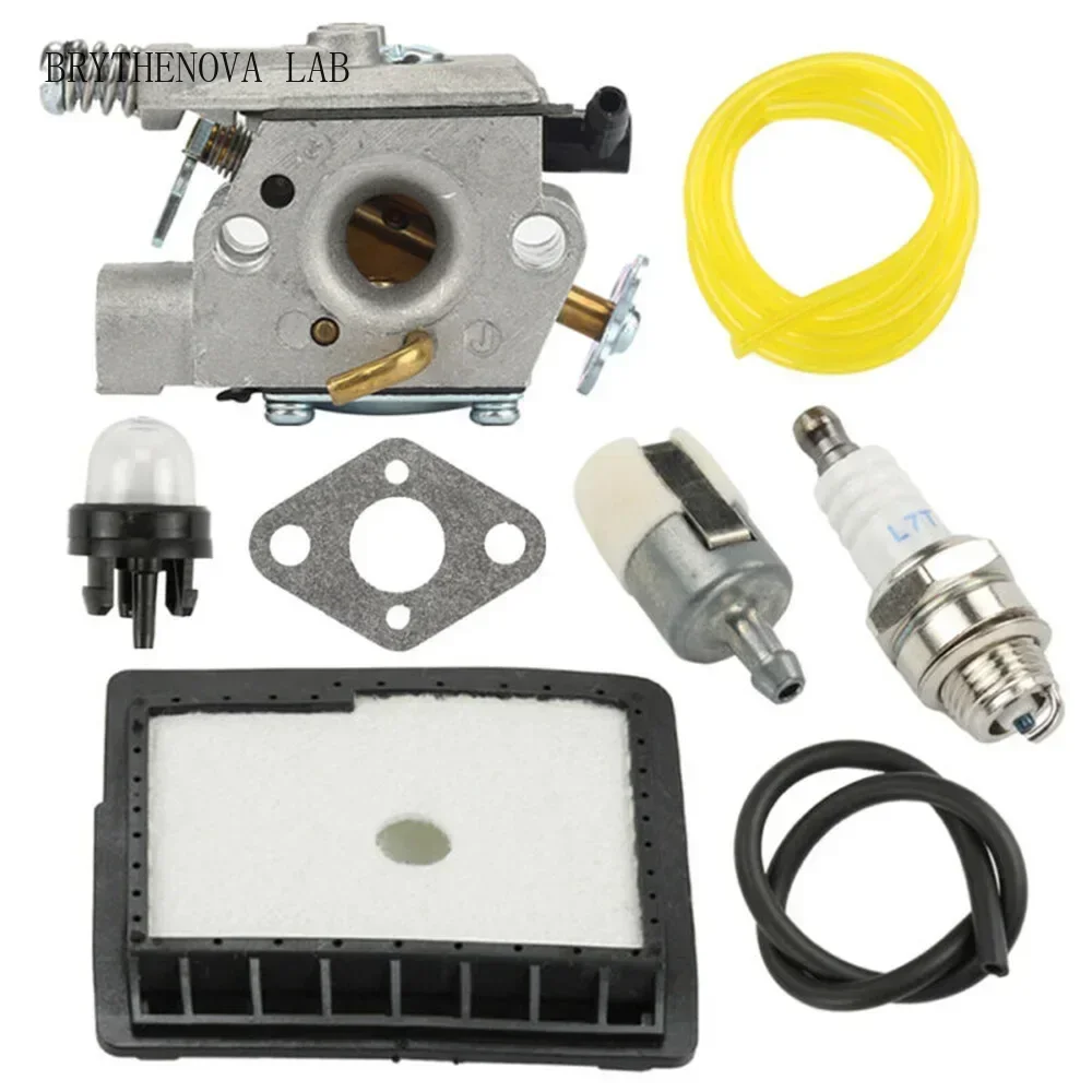 Фото Карбюратор для бензопилы Echo CS3000 CS3400 a021000231 a021000760 WT-589-1 с фильтром, воздушной прокладкой, топливным фильтром и топливным шлангом №1