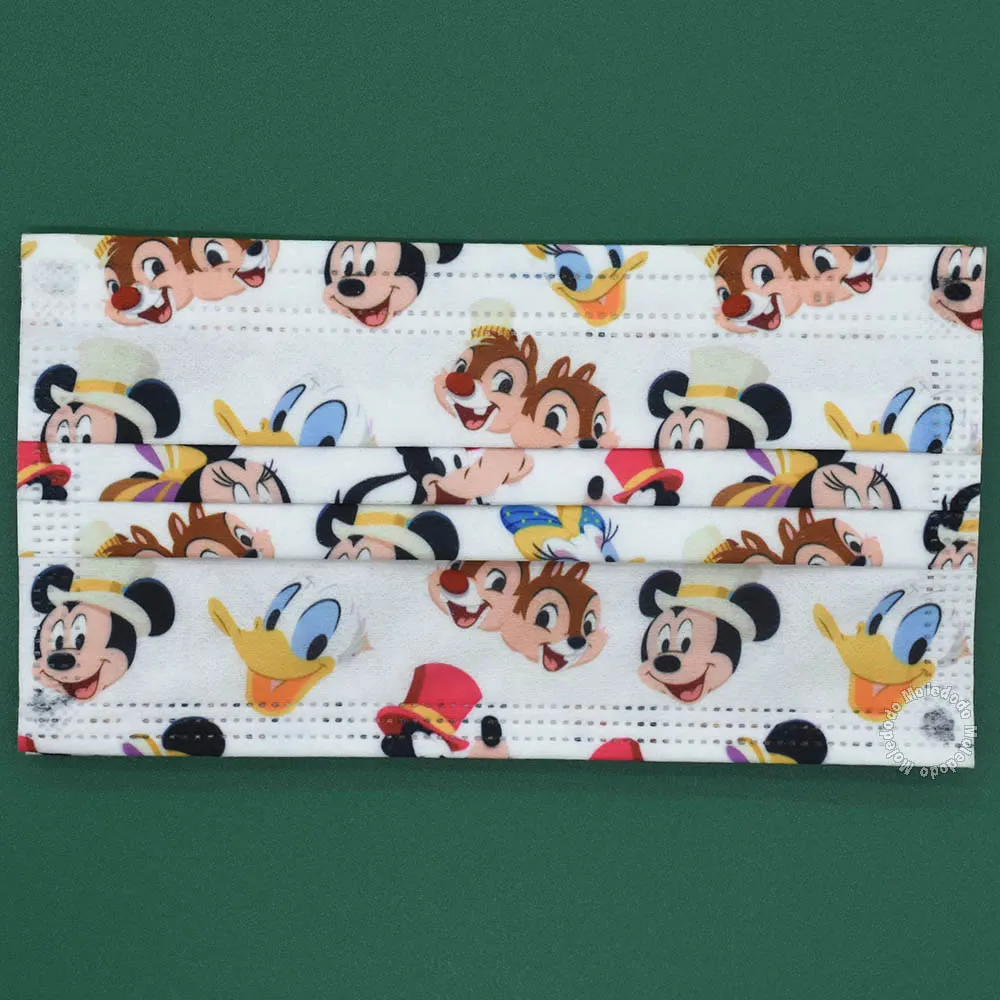 Защитная маска для лица взрослых с мультяшным изображением Микки из Диснея