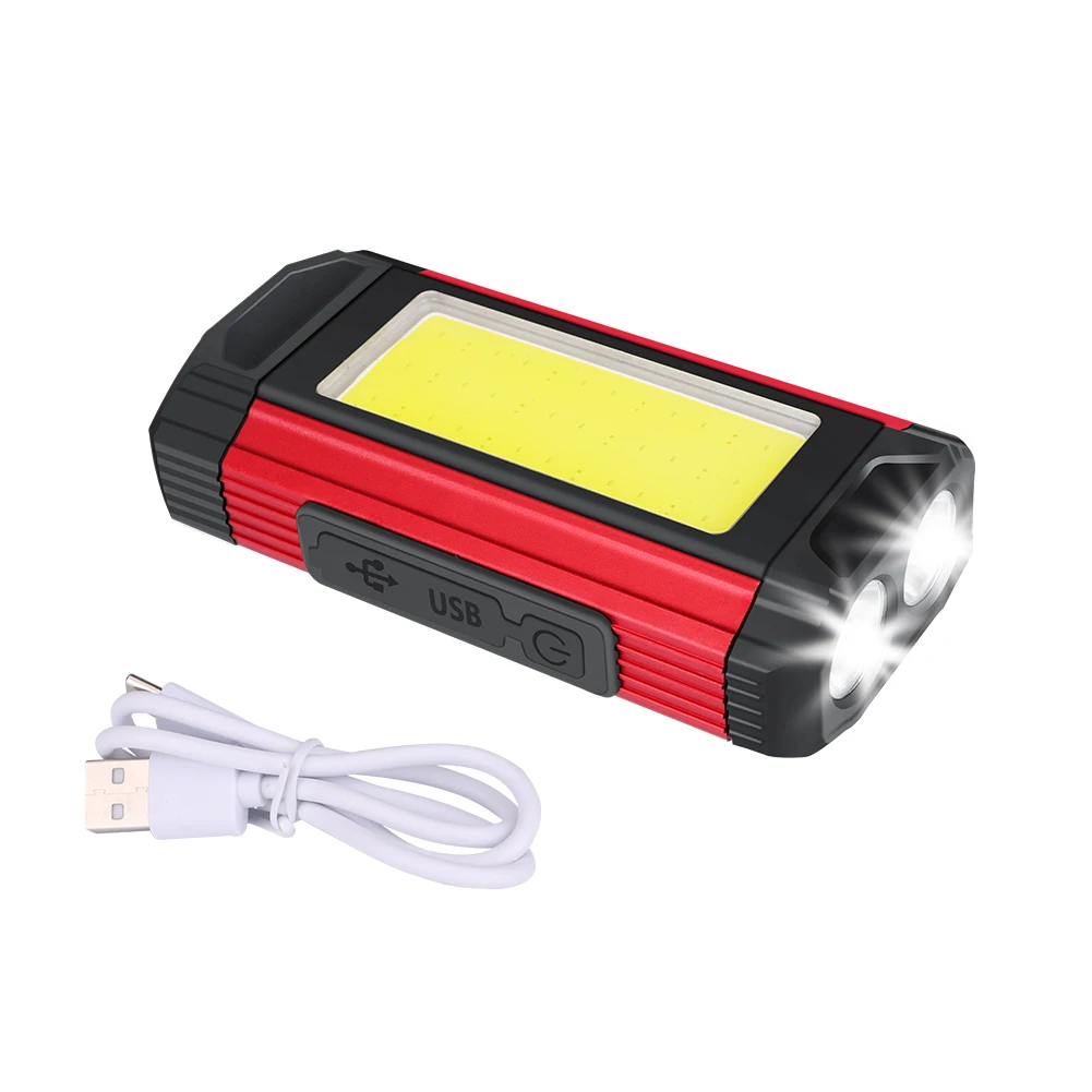 

Inspection Tent With Lantern Magnet Lantern Hook Light Work Rechargeable Camping Lamp Flashlight Portable Torch