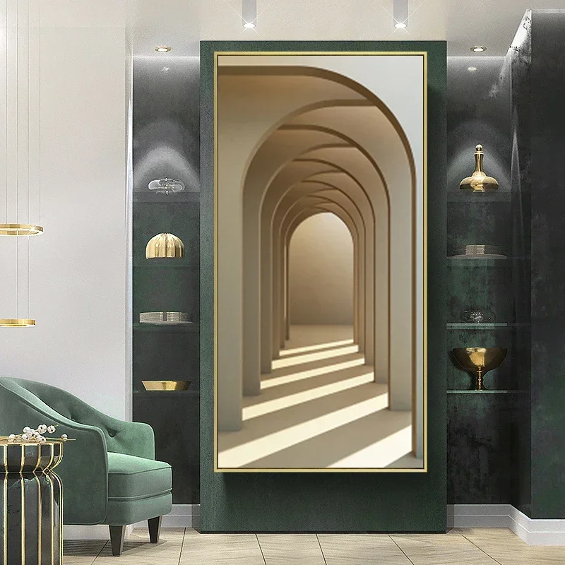 Постер с изображением АРК здания Исламская Картина на холсте настенное