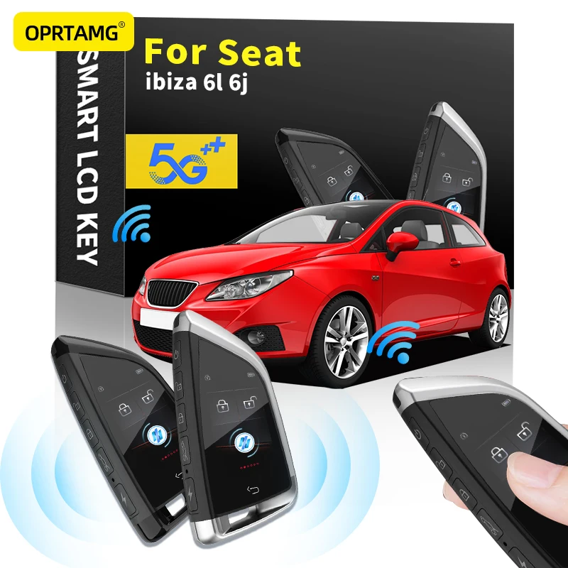 

Смарт-ключ для автомобиля, модифицированный ЖК-дисплей для Seat ibiza 6l 6j 2011 2012 2013 2014 2016 2015 2017 2018 2019 2020 2021 2022 пульт дистанционного управления