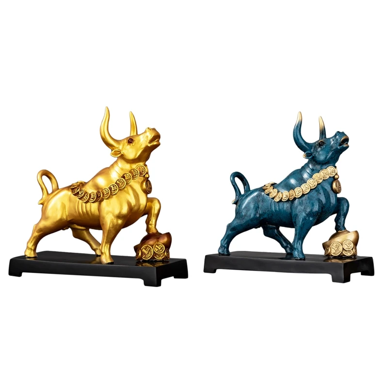 

Bull Resin Statue Decoration Suitable For Bedroom Living Room Decoration Study Wine Cabinet Office Art Gift