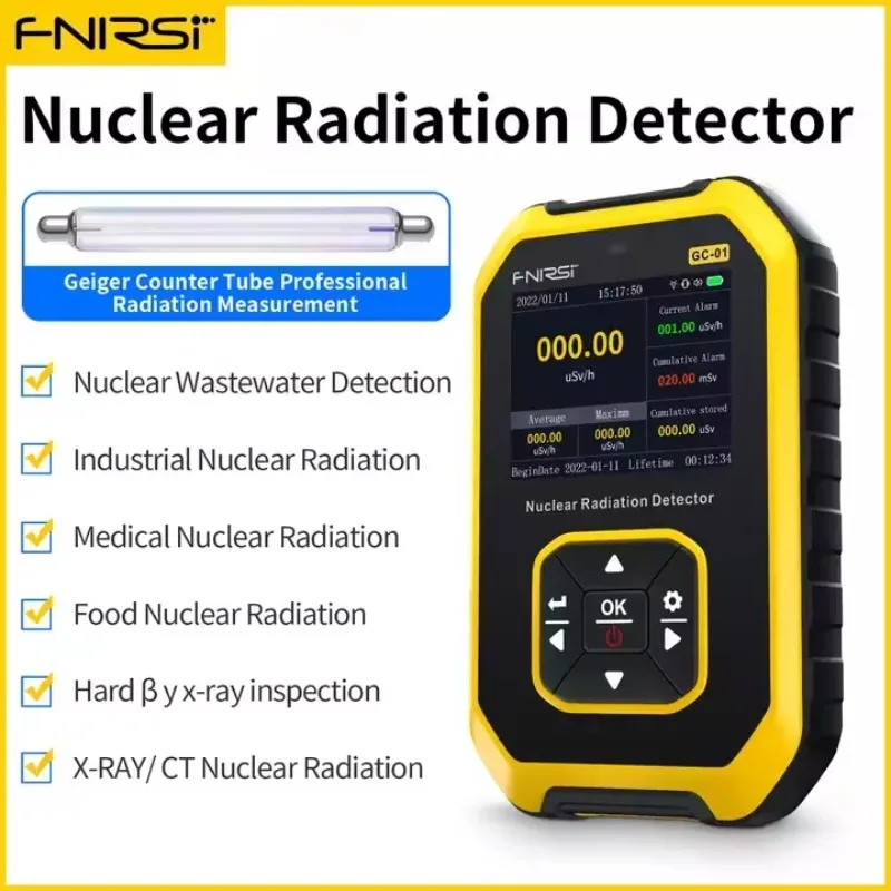 Фото FNIRS GC-01 Счетчик Гейгера Тестер ядерного излучения Персональный дозиметр Рентгеновский тестер радиоактивности Мрамор №5