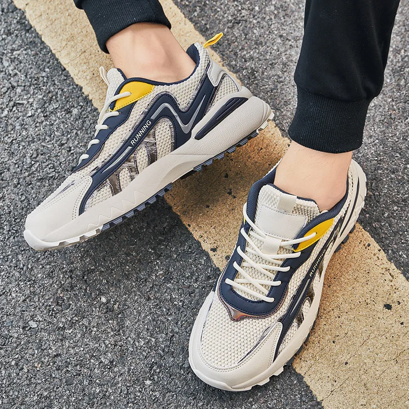 Men's Golf Shoes Spring Summer Breathable Outdoor Training Shoe Men's Fashion Fitness Comfortable Running Shoe Sizes 39-46