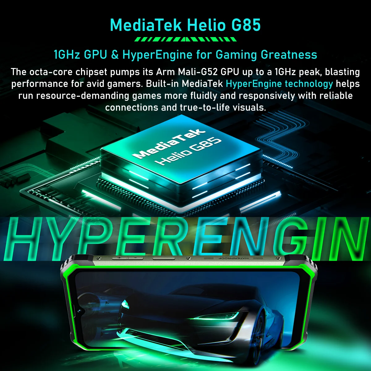 Global Version Cell Phone BV7100 Rugged Phone Blackview 13000mAh 6GB 128GB Andriod 12 Mobile Phone 6.58'' Waterproof Octa Core