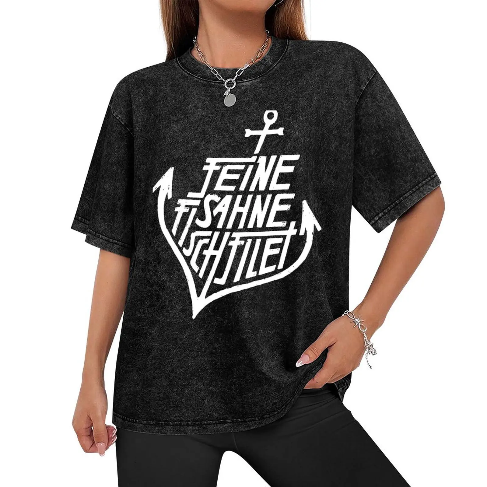 Футболка feine sahne fischсете простые тяжелые аниме вещи корейские модные рубашки