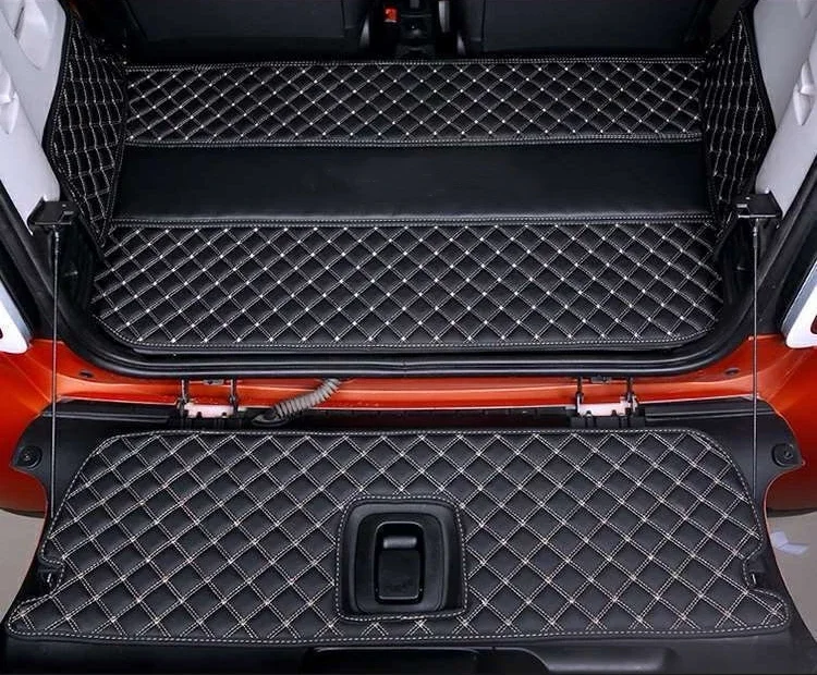 

Коврики для багажника автомобиля для Smart Fortwo C 453 2014 2015 2016 2017 2018, кожаная подкладка для груза, Задняя подкладка для хранения, автомобильные аксессуары
