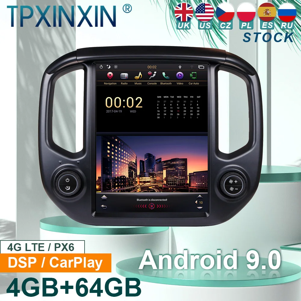

for GMC Canyon Chevrolet Colorado（Black&silvery）2015-2018 audio 2 din android receiver tesla style auto multimedia DVD play GPS