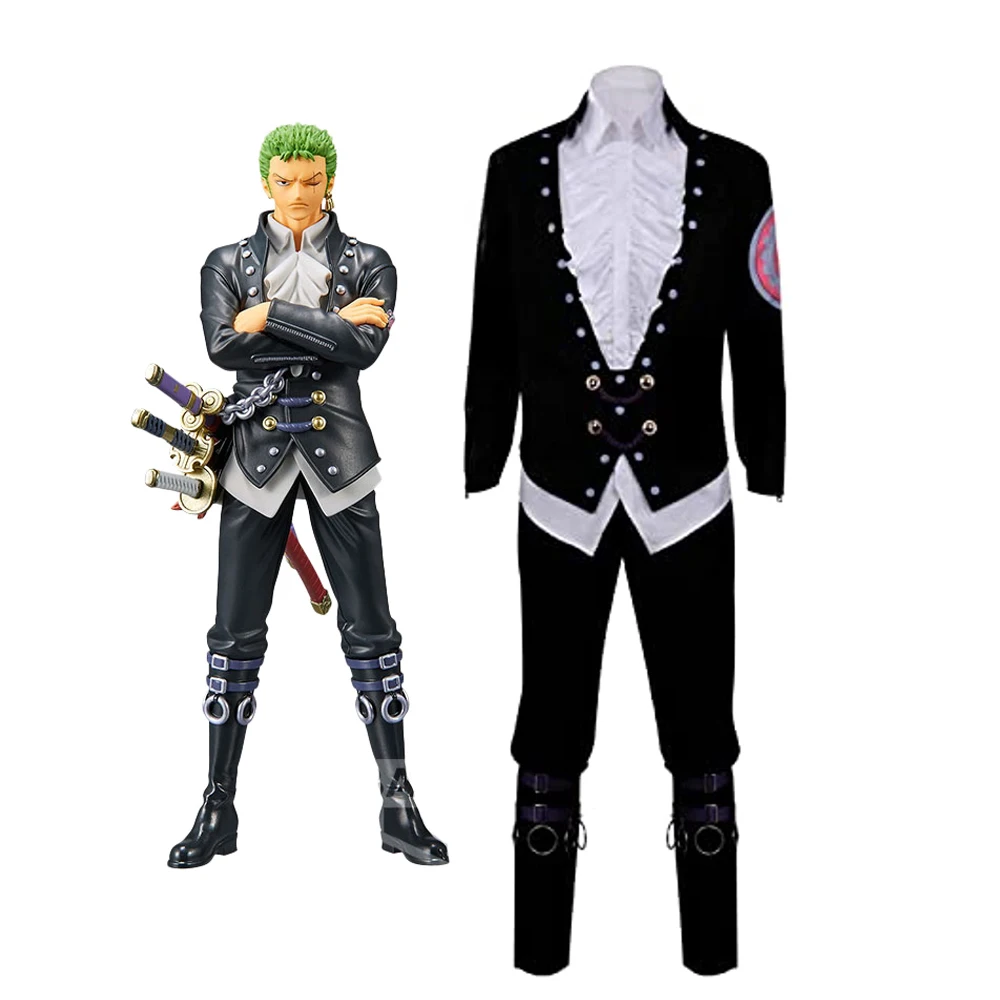 

Цельная пленка Красного ророноа Зоро косплей костюм на заказ костюм полный комплект для унисекс