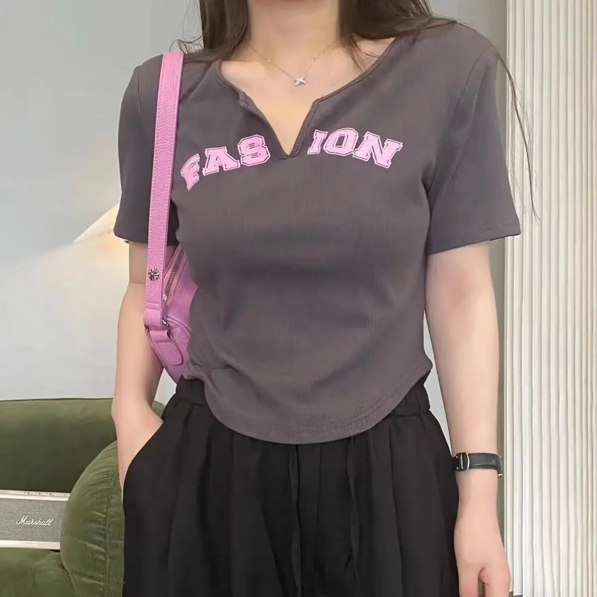 

Сексуальные летние футболки y2k, женские блузы с коротким рукавом и надписью в стиле Харадзюку, укороченный топ, кавайная женская футболка 2022...