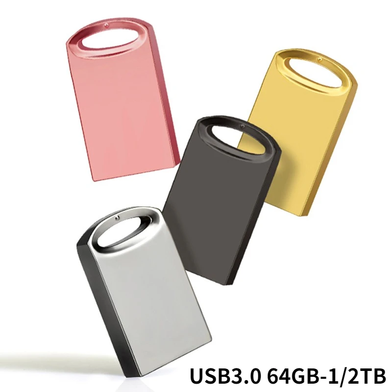 

Rectangle Mini Usb 3.0 64GB-1/2TB Flash Drive High-Speed Data Memory Storage Disk Stick Keyring Car Alloy Music USB Stick U-disk