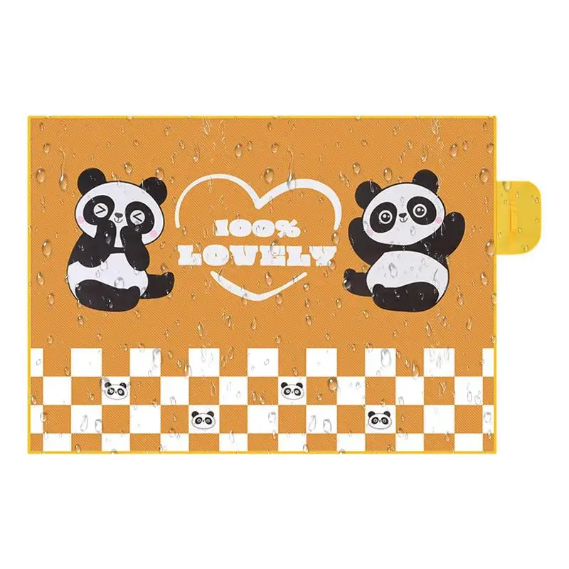 

Picnic Blankets Waterproof Foldable Blanket Mats For Beach Outdoor Waterproof Cartoon Outdoor Blanket For Travelling Camping