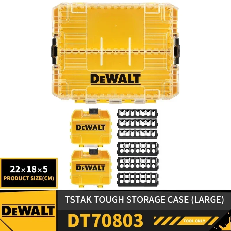 

DEWALT DT70800 DT70801 DT70803 DWAN2190 TSTAK Прочный чехол для хранения аксессуаров для электроинструментов Ящик для хранения деталей отверток