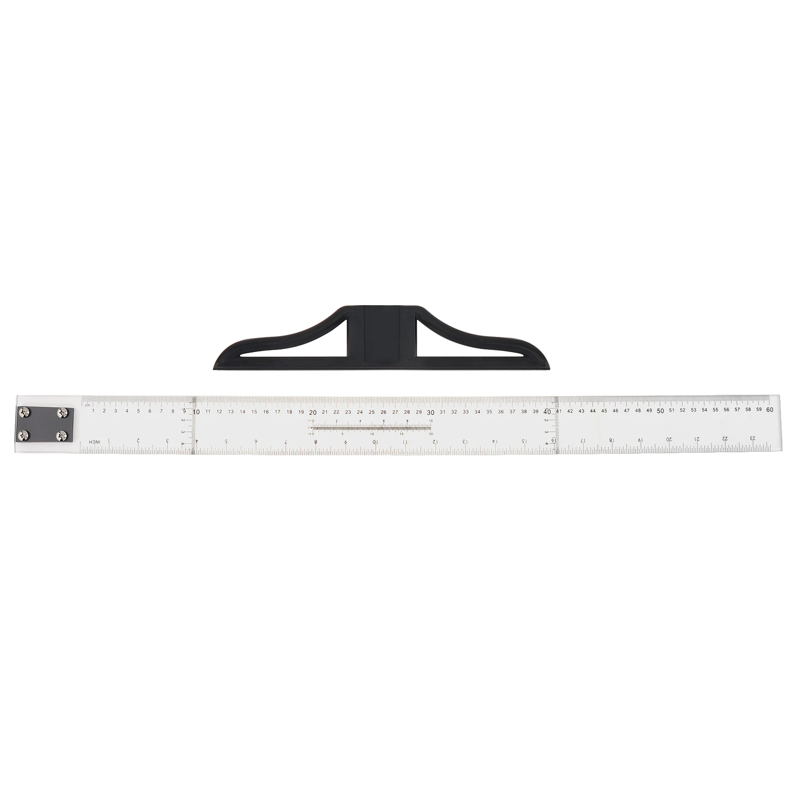 60 см 23,6 дюйма акриловая Т-образная квадратная линейка плотницкие императорские метрические шкала измерительная маркировка писчая линейка художественный обрамление инструмент для рисования