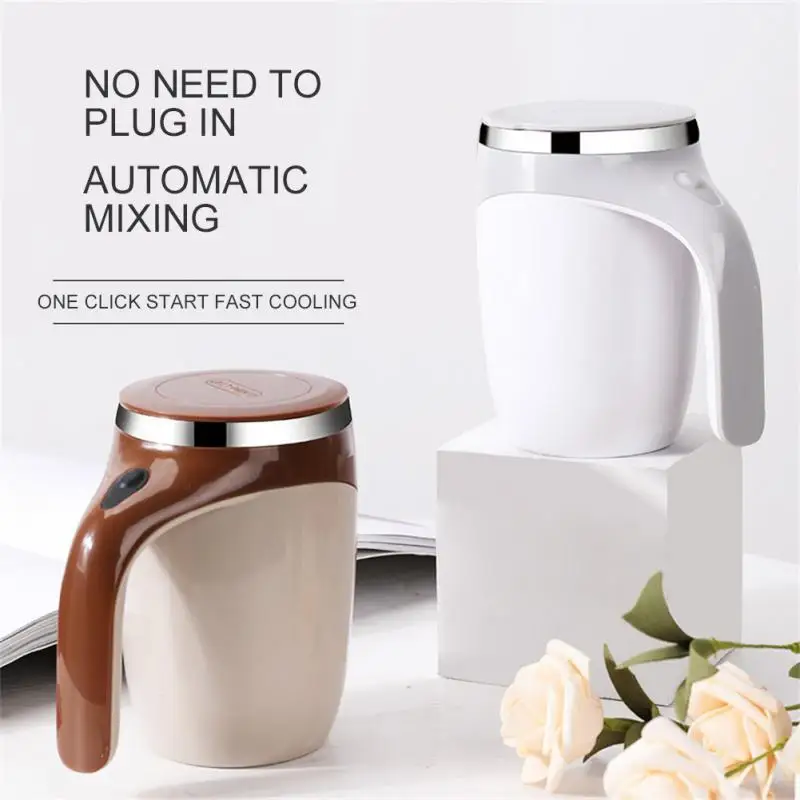 

Automatic Stirring Coffee Cup Charging Stirring Cup Magnetic Protein Powder Electric Stainless Steel Cup Lazy Water Cup Kitchen