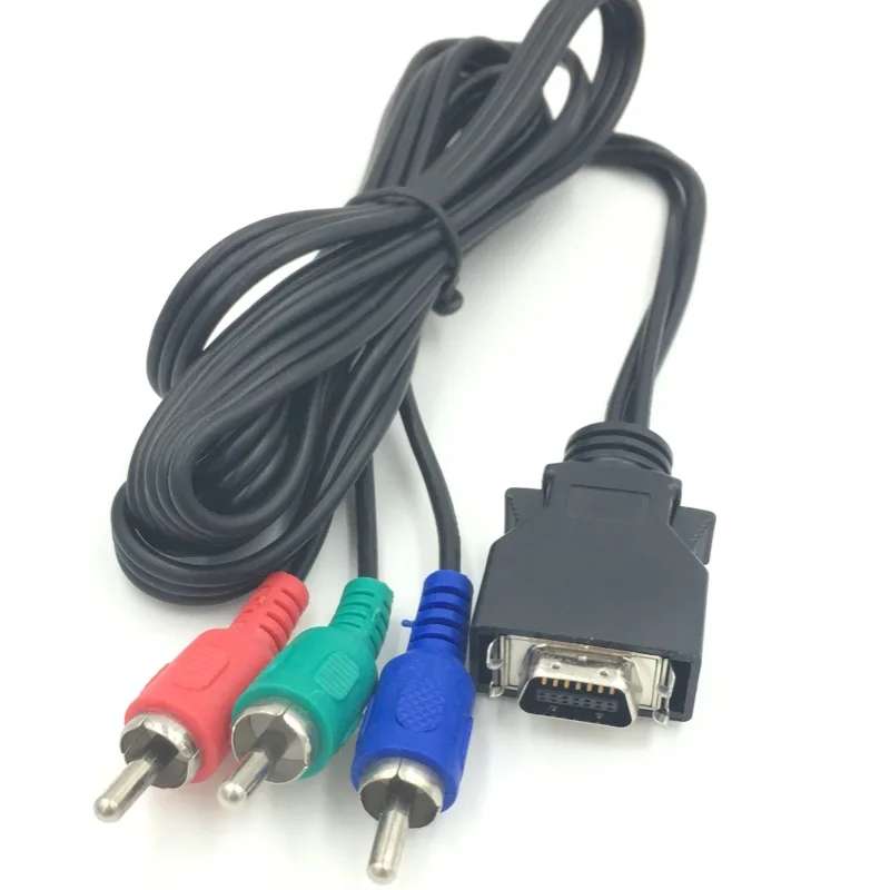 

CN14P D-terminal to 3RCA3AV Video Transfer Conversion Line Color Difference Component Line 1.5 Meters