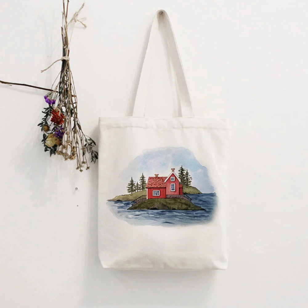 

Модная и забавная Повседневная сумка с мультяшным принтом, Холщовая Сумка для женщин, сумка для покупок на одно плечо, Защита окружающей сре...