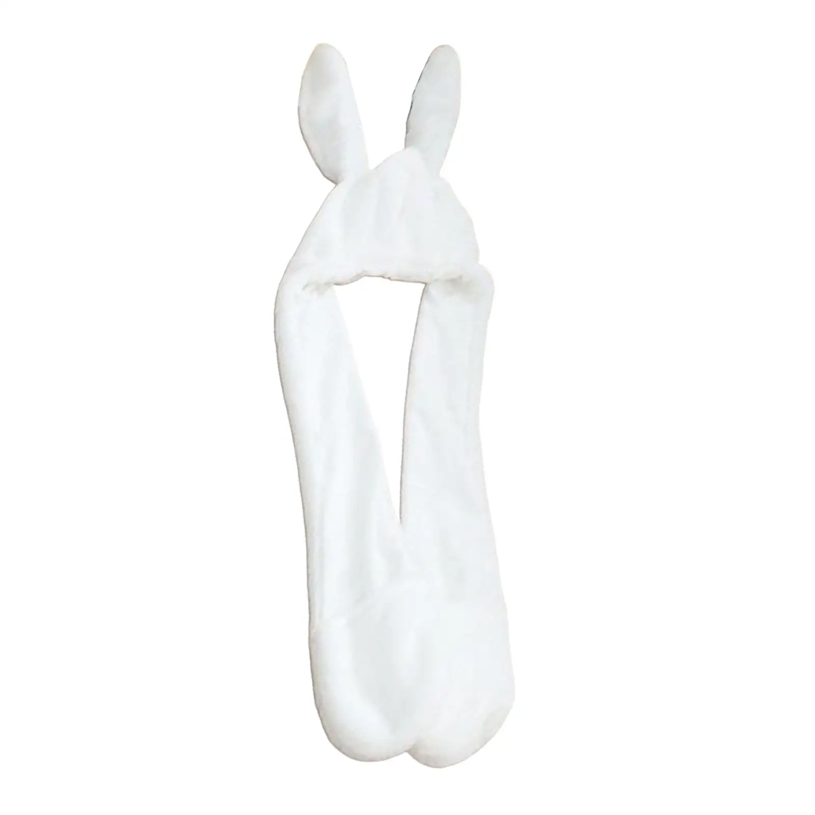 

Плюшевая шапка с кроликом, перчатки, шарф, ветрозащитный головной убор, грелка для головы для взрослых