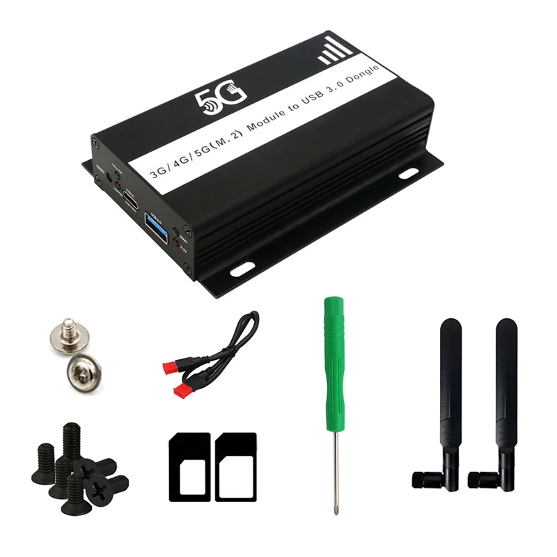 

M.2 To USB 3.0 Adapter Antenna B Key NGFF Wireless Converter With SIM Card Slot 3G / 4G / 5G LTE Module For PC Computer