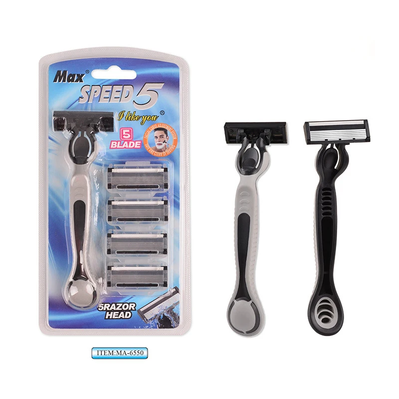 

1Set Men's Razor Blade Facial Care Shaving Cassettes High Quality Shaver Blades Compatible Safety Handle Razor Blade Shaver