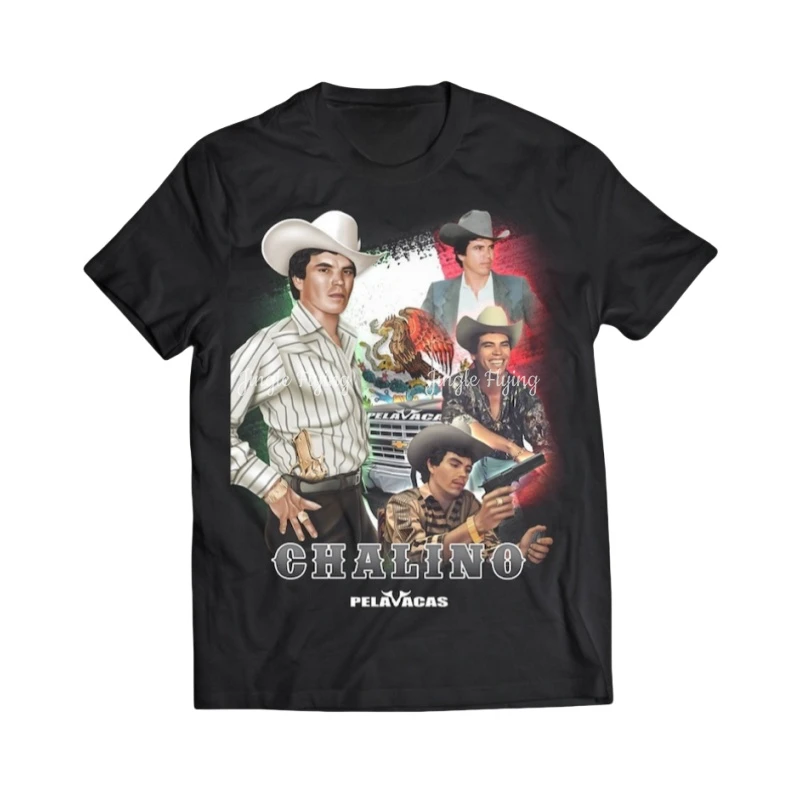 Рубашка Chalino Sanchez Tribute Ретро футболка Bootleg Homage Футболка с рисунком