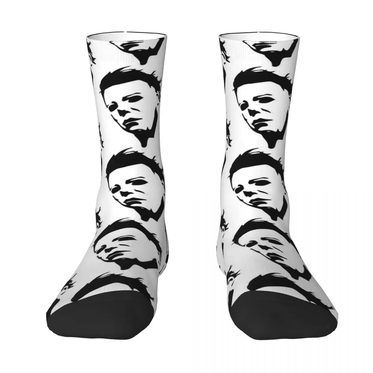 

Всесезонные короткие чулки Micheal, майерские носки в стиле Харадзюку, модные длинные бриджи в стиле хип-хоп для мужчин и женщин, подарок на день рождения