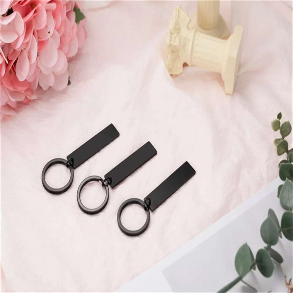 Custom Carved Men's Keychain For Boyfriend Personalized Keychain For Dad and Mom Gift Couple Gift Father's Day Anniversary Gift