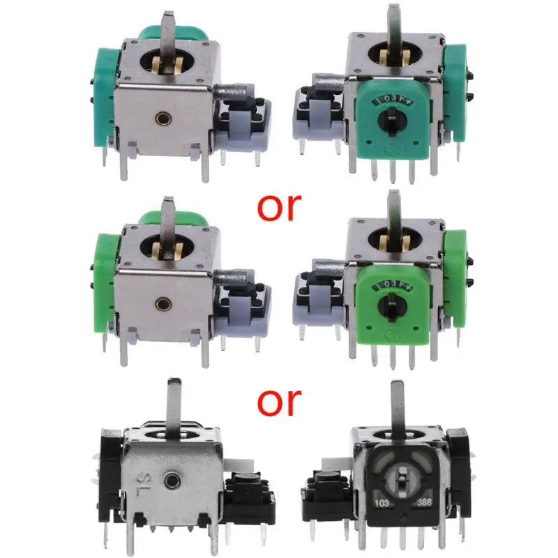 

Аналоговый сенсорный модуль 3D Stick ось джойстика для контроллера PS4 для XBOX ONE, 2 шт.