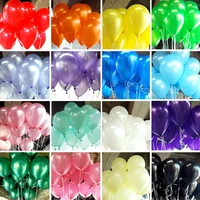 10pcslot birthday balloons 1 5g 10inch latex balloons gold red pink blue pearl wedding party balloon ball kids toys air ballons