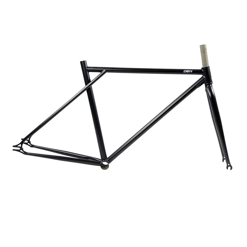 

700C Fixed Gear Bike Frame Fixie Bicycle Frameset Cr-Mo Steel Material Racing Single Speed Cycling Parts Free Shipping 52cm 49cm