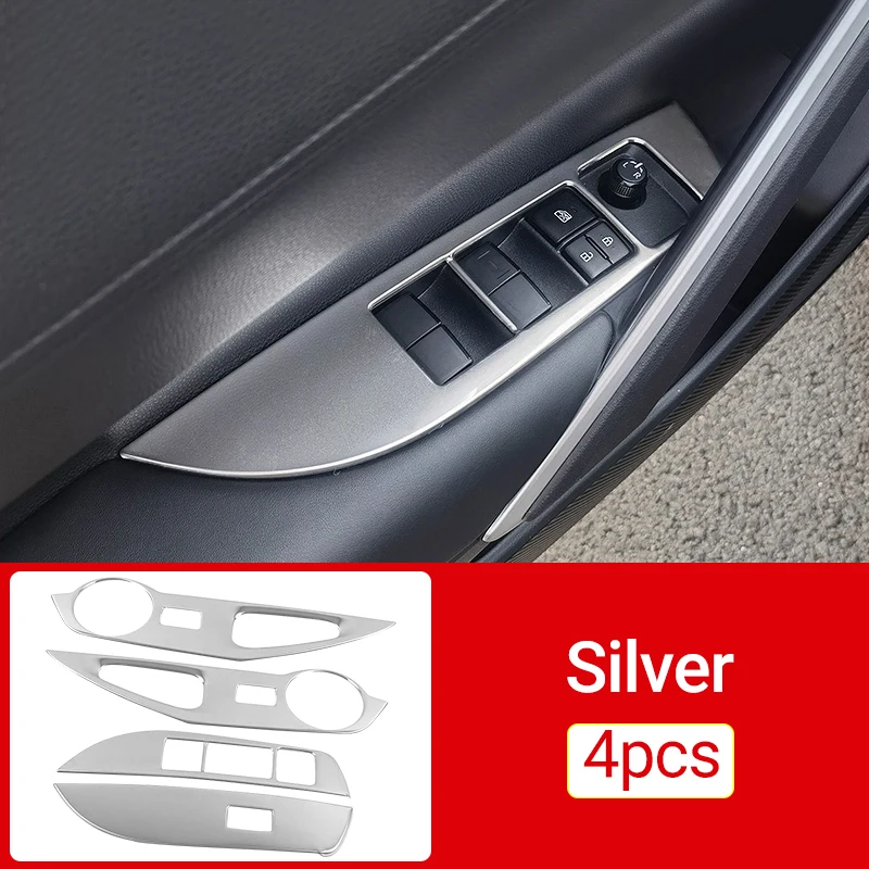 

Накладки Из Нержавеющей Стали Для Салона Toyota Corolla Cross XG10 Hybrid 2021-2025 – Отделка Панели Кнопок Стеклоподъемников...