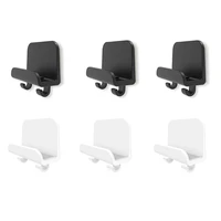 3x adhesive phone tablet holder wall mount stand hook cradle for ipad cellphone drop shipping