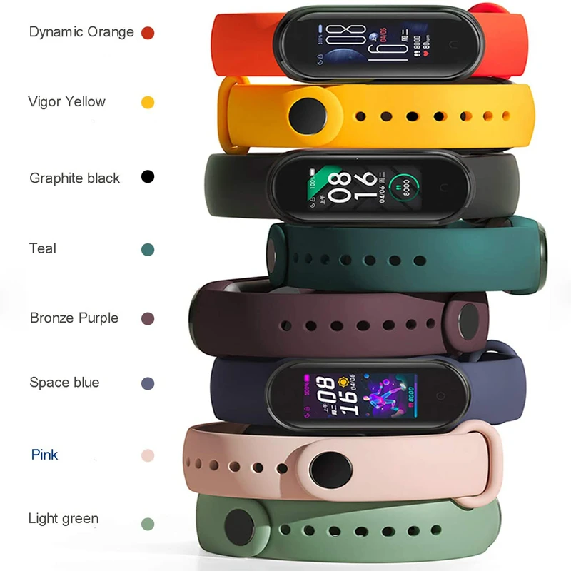 

strap For xiaomi mi band 6 5 4 3 Silicone band For xiaomi band Mi5 Mi6 Mi4 Mi3 Silicone sport Bracelet wristband for Mi6 5 band