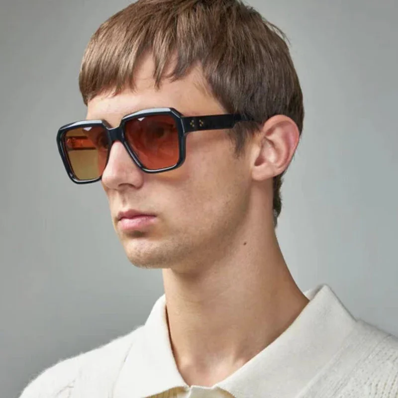 JMM ALFRED новые солнцезащитные очки из ацетата мужские и женские в большой оправе