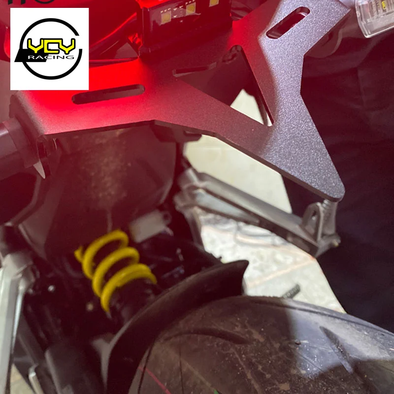 

New Motorcycle Accessories Suitable For HONDACB650R Factory Price Carbon Steel Motorcycle License Plate Holder Modified Parts