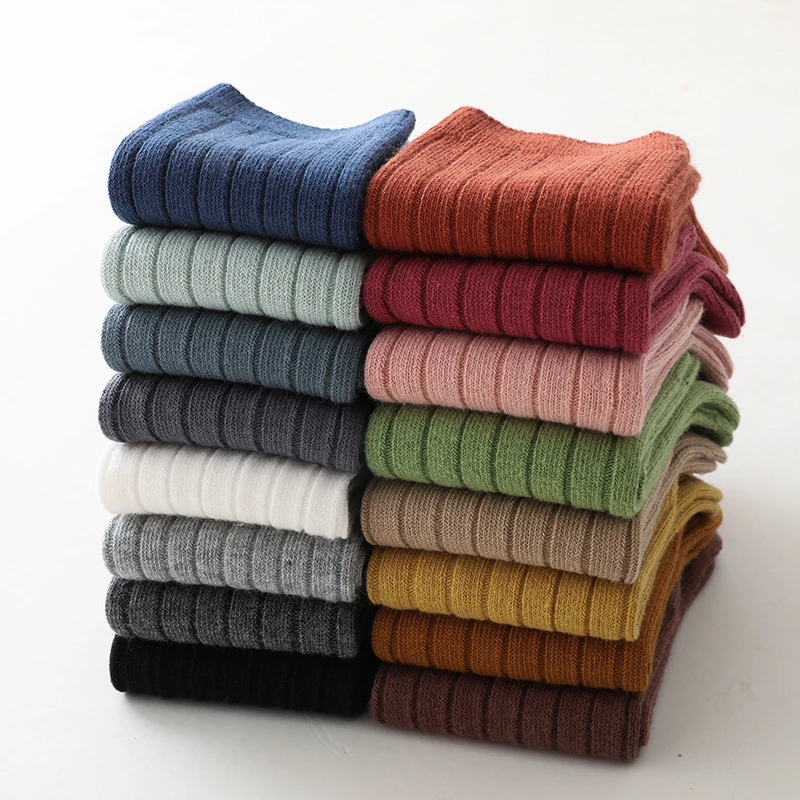 Детские носки Spainish хлопковые дышащие мягкие в полоску для маленьких мальчиков и