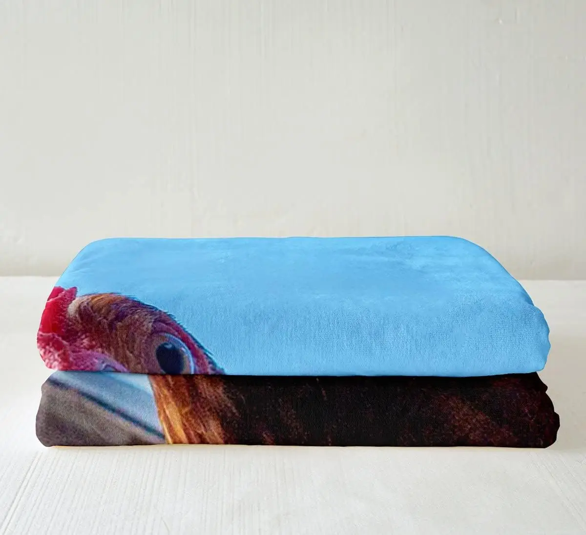 Плюшевое одеяло с животными на ферме Флисовое курицей для кровати дивана детской