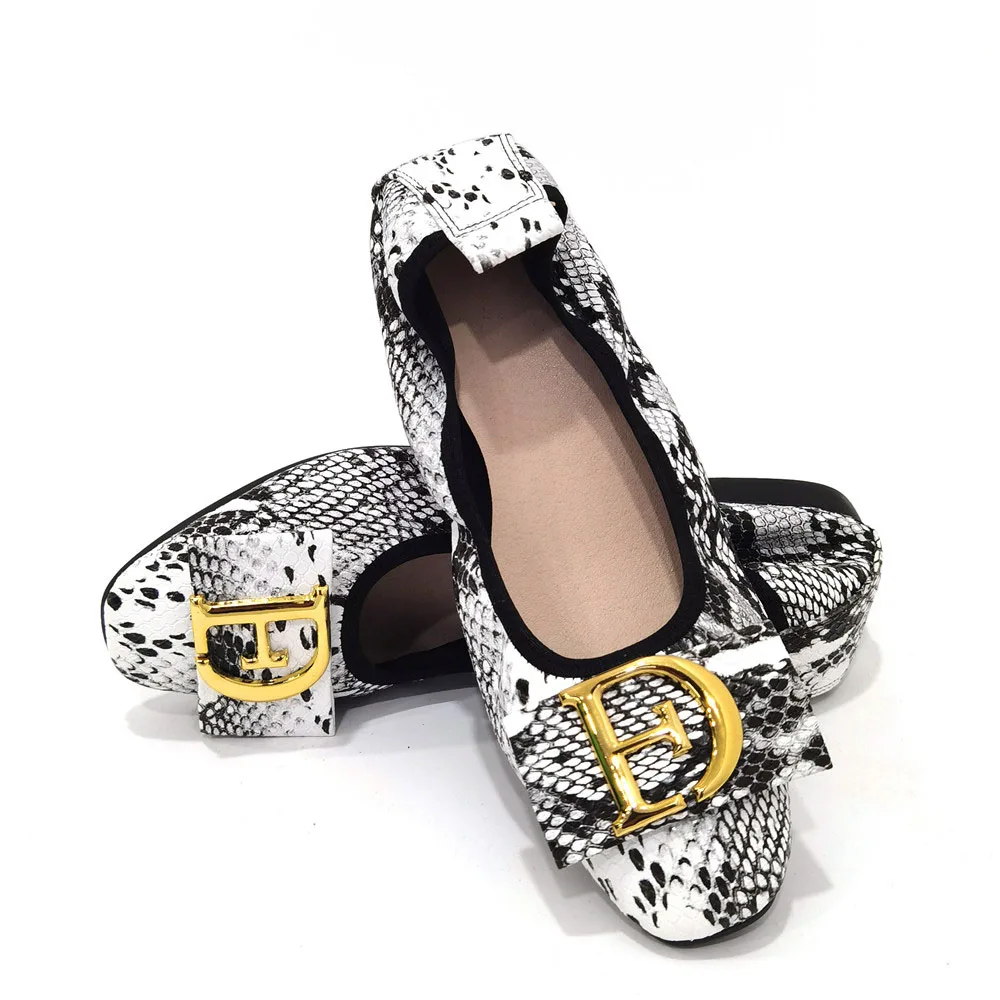 

non-slip shoes women's summer and autumn square head ballet flat African women's shallow mouth simple loafers ladies flat shoes