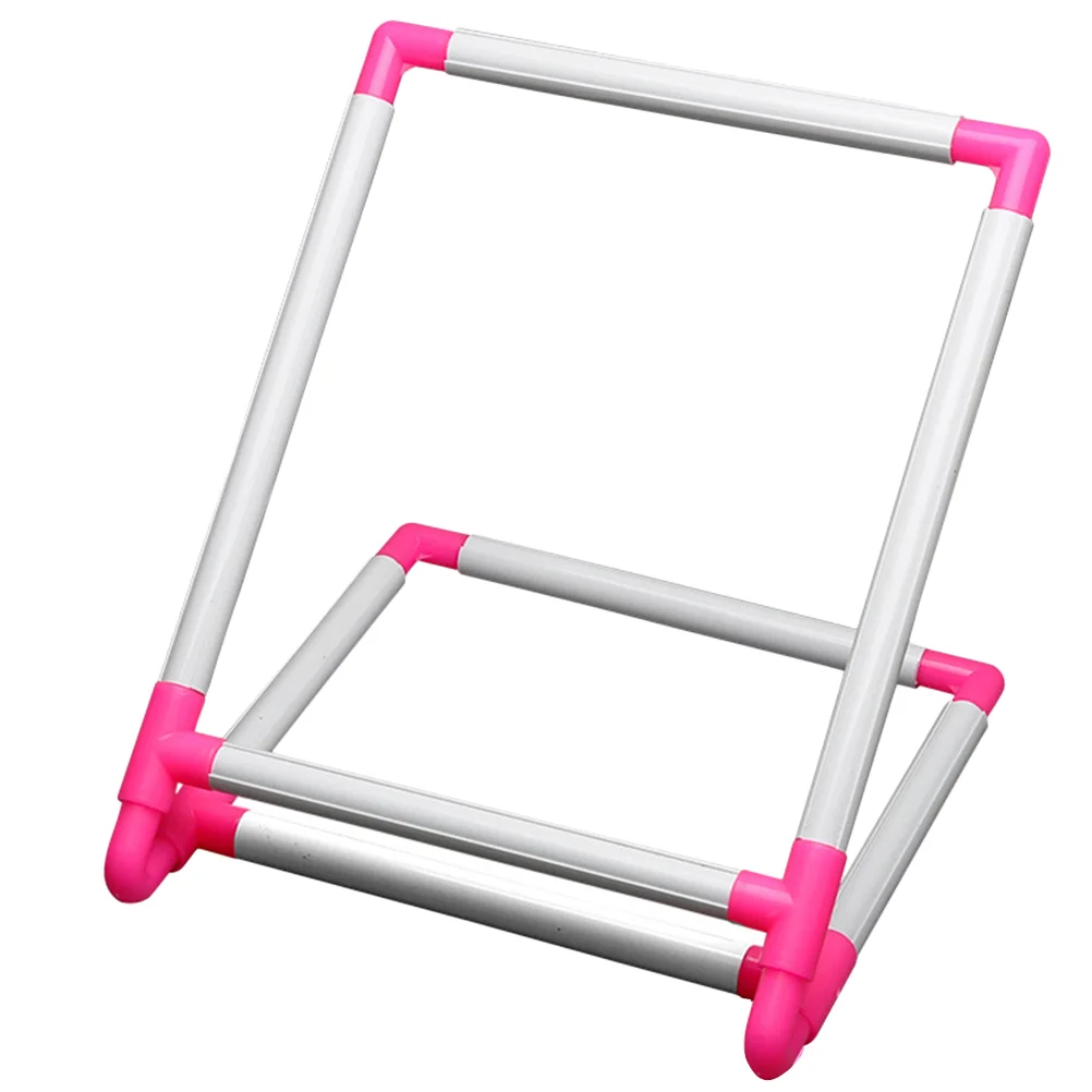 

Cross Embroidery Frame Stand Hoop Stitch Holder Sewing Diy Shelf Quilting Rack Square Lap Tools Craft Ring Needlework Tapestry