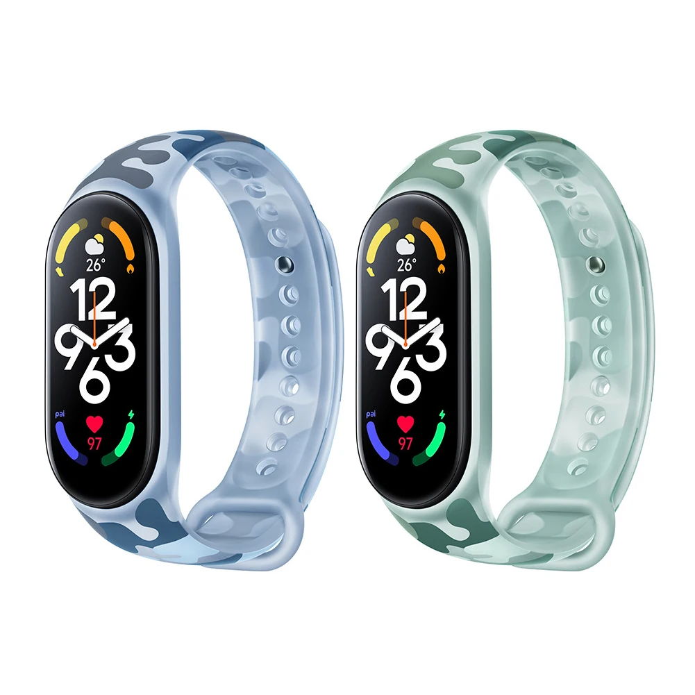 

Replacement TPU Band Smart Sports Wristbands Strap Watchband for Mi Band 7 6 5