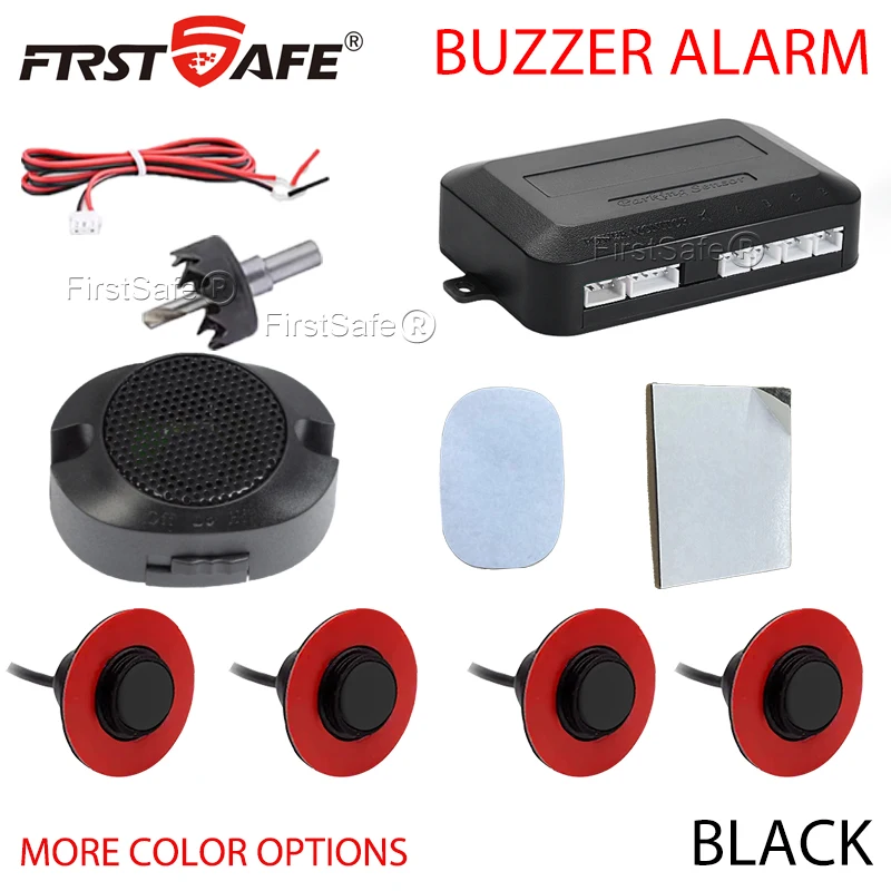 

4 датчика 16,5 мм автомобильный реверсивный радар, датчик парковки, детектор зуммера, вспомогательная система плоского зонда, комплект 12 В, радар General Motors