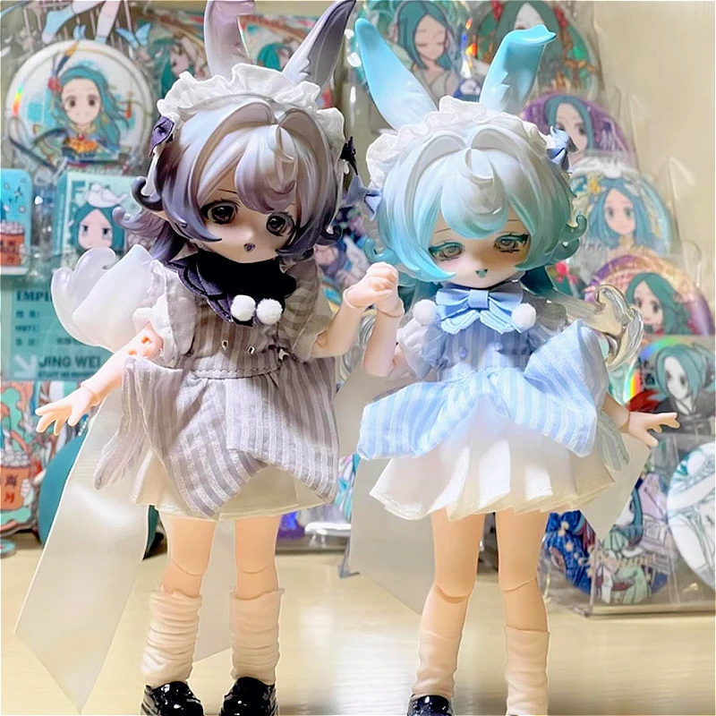 Фото COME4FREE Bonnie Limited Edition Подвесная карточка-фигурка BJD V3, альтернативный цвет Raindrop Lila, шарнирная кавайная игрушка, сюрприз-бокс, декор, подарок №1