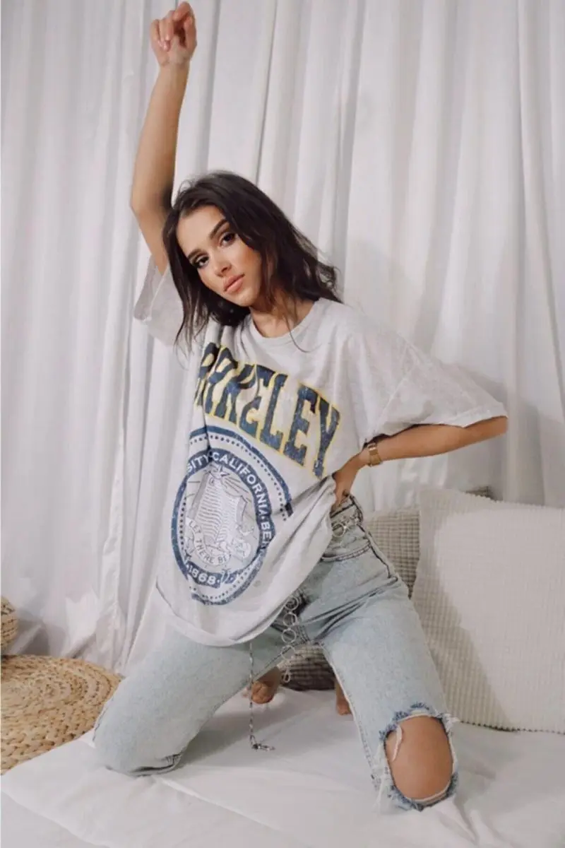 

Футболка унисекс оверсайз с принтом Беркли