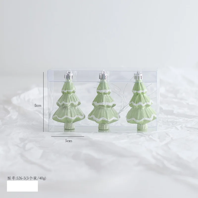 

Светло-зеленые рождественские шары 6/8/10 см