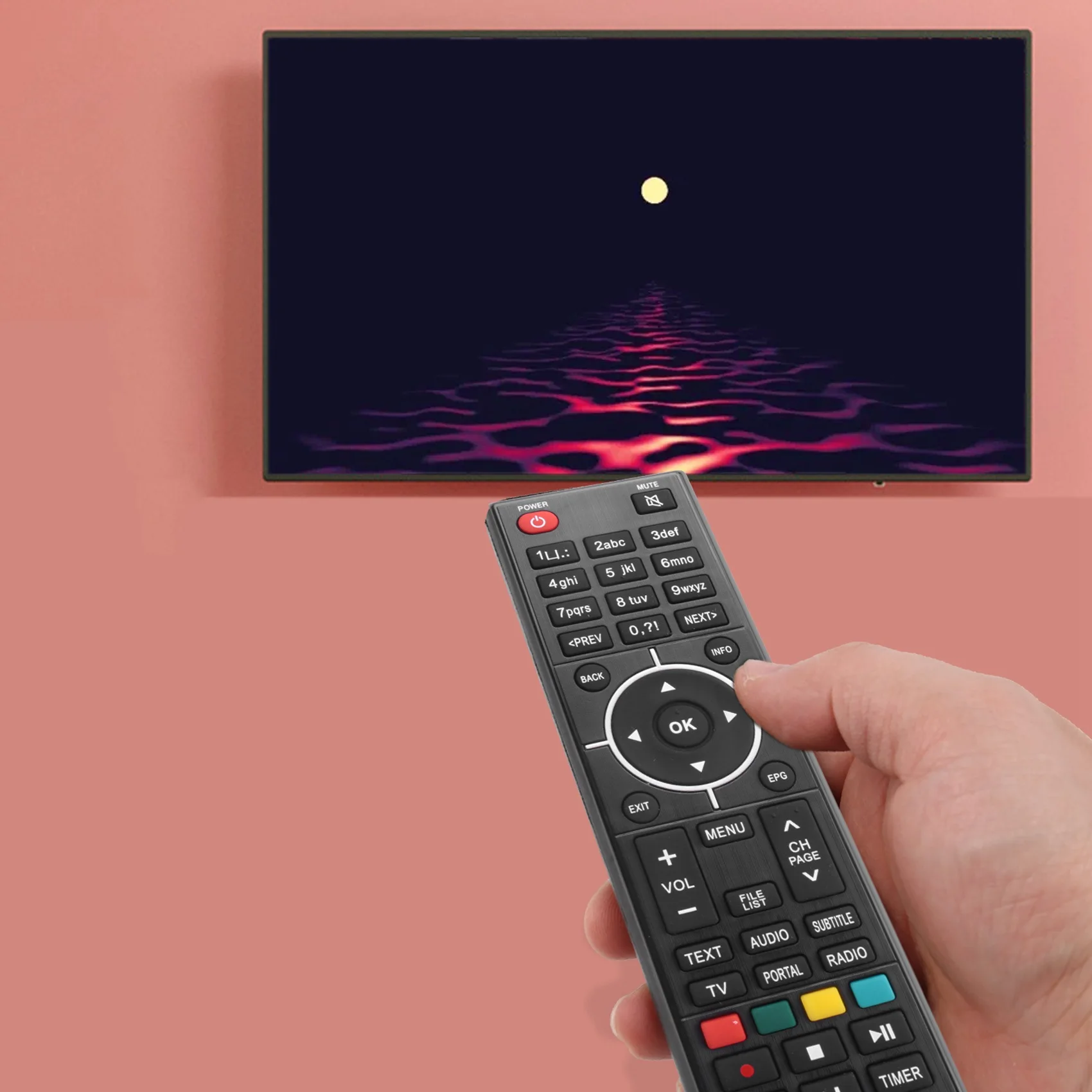 Пульт дистанционного управления комбинированным спутниковым ресивером Zgemma Star