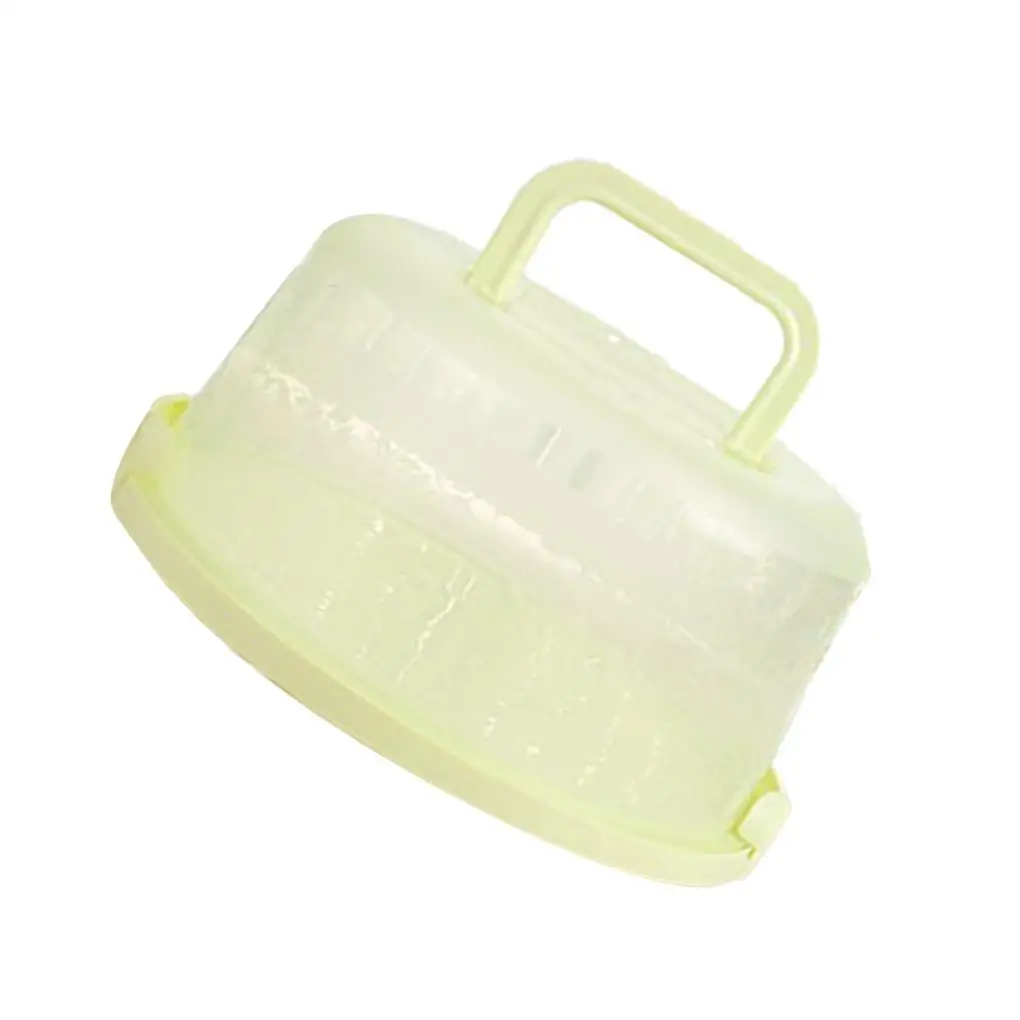 

Kitchen Round Cake Box Fresh-Keeping Box Refrigeratorfruit And Vegetable Dessertwith Lid With Handlecake Accessories
